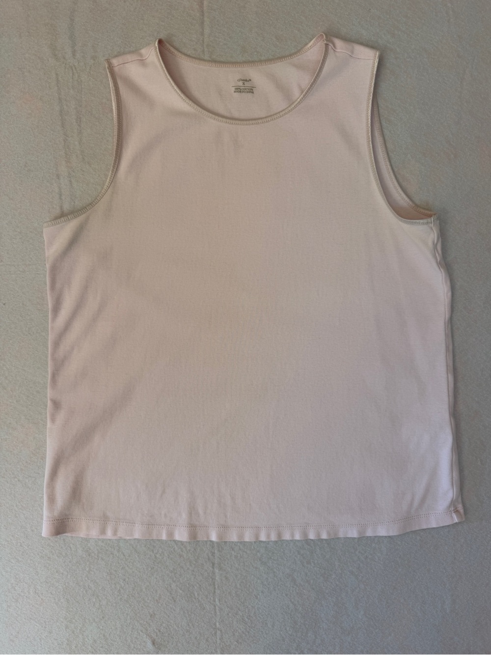 CJ Banks Light Pink Men's Tank Top